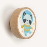 Astronot Panda Ahşap Kulp Astronot Panda Ahşap Kulp
