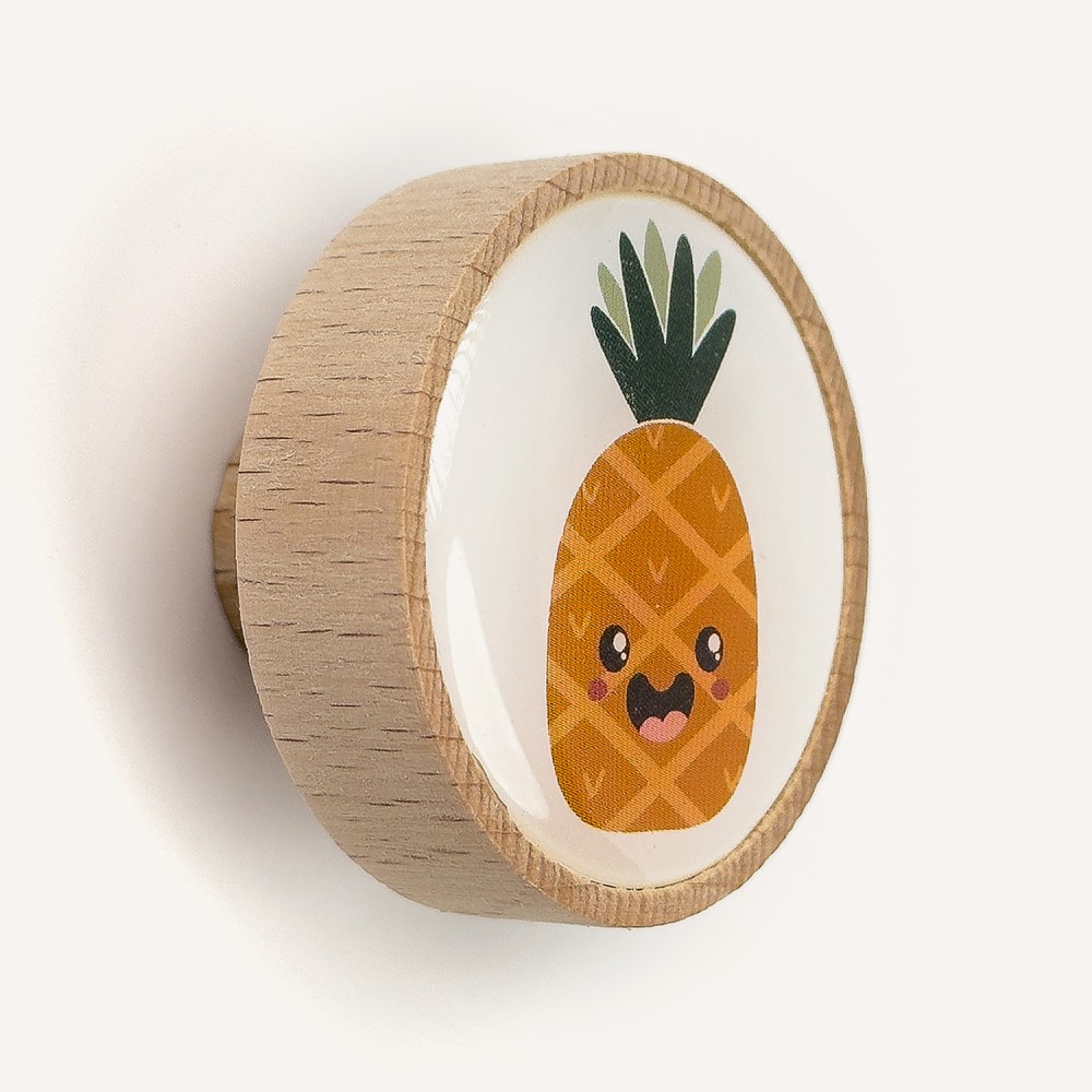 Ananas Ahşap Kulp Ananas Ahşap Kulp