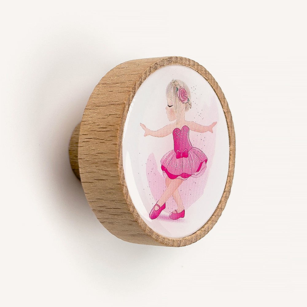 Pembe Balerin Ahşap Çocuk Odası Kulp Pembe Balerin Ahşap Çocuk Odası Kulp