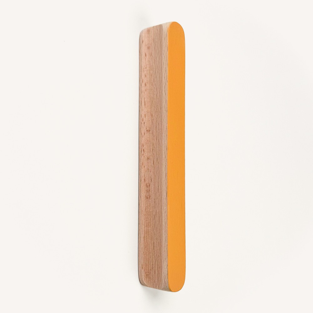 160 Mm Hardal Renkli Ahşap Dolap Kulpu 160 Mm Hardal Renkli Ahşap Dolap Kulpu