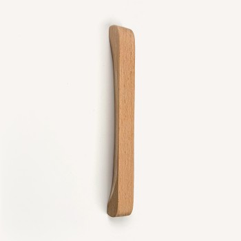 128 Mm Modern Doğal Ahşap Kulp