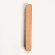 160 Mm Oval Köşeli Doğal Ahşap Kulp