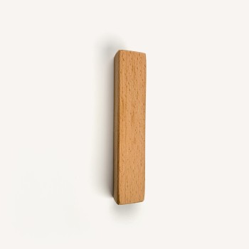 96 Mm Üçgen Doğal Ahşap Kulp