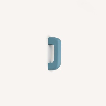 64 Mm Ege Mavi Ahşap Kulp