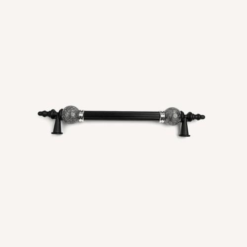 160 Mm Siyah Metal Boy Kulp